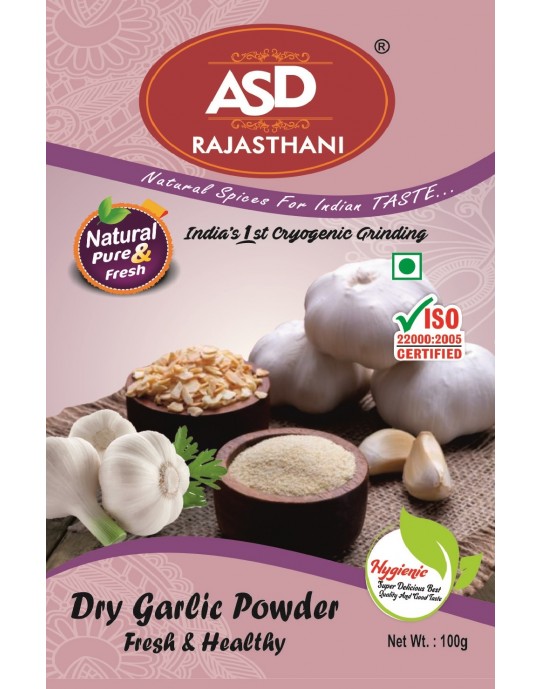 Dry Garlic Powder 100gm - Pack of 4 